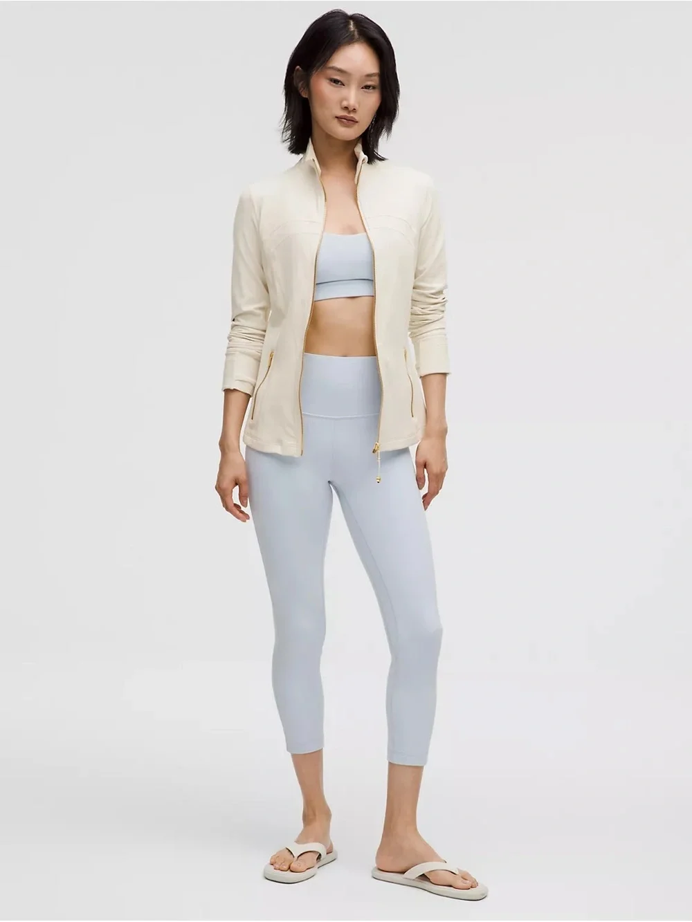 lululemon athletica Cream Full-Zip Women's Jacket